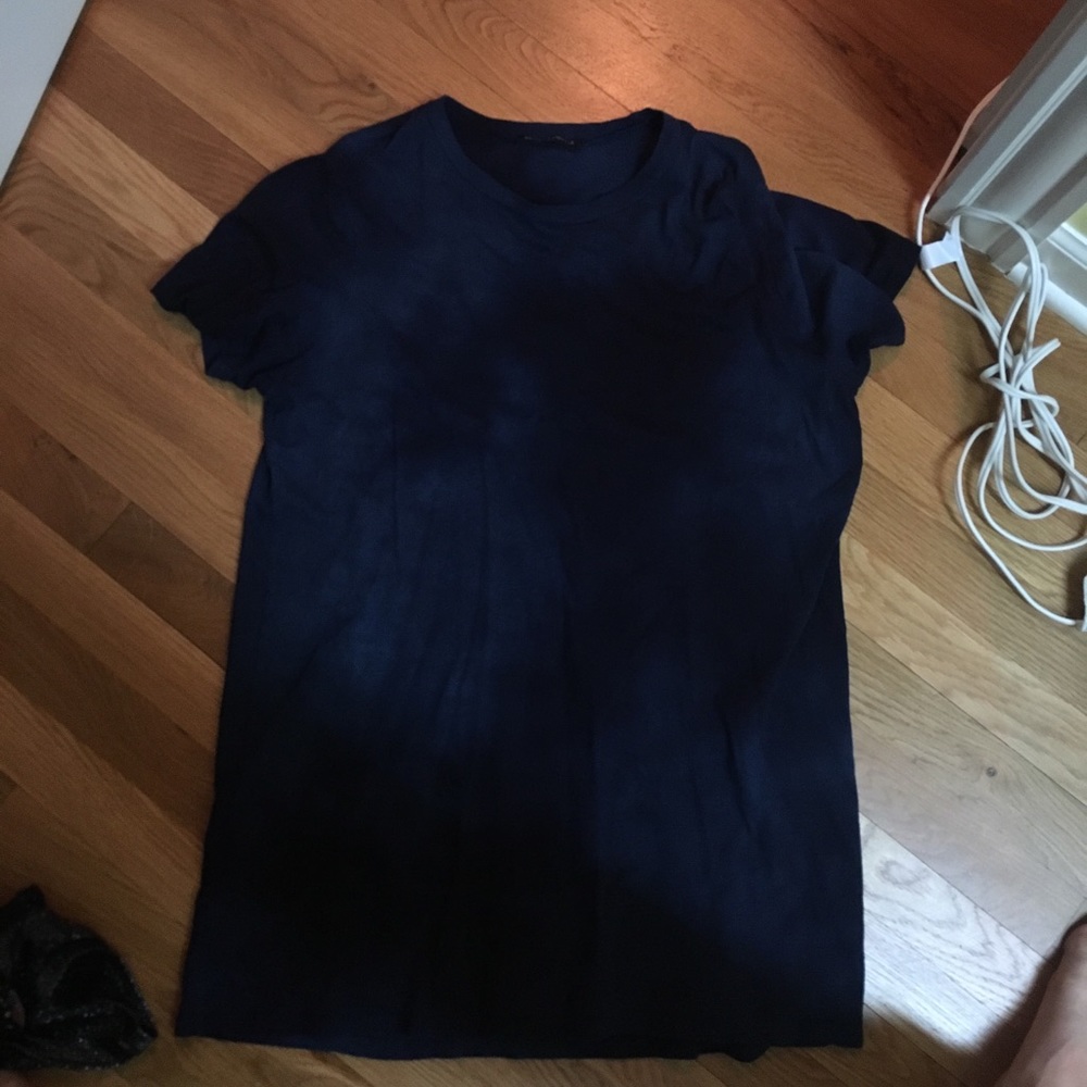 Blue tie dye T-shirt dress!
